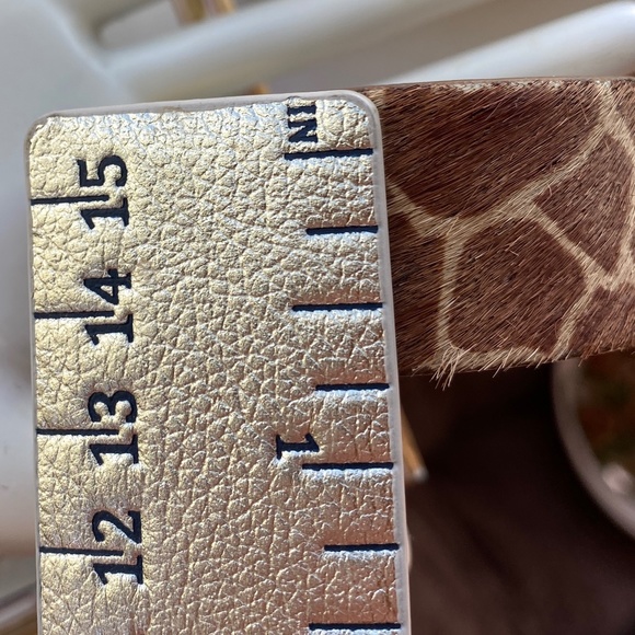 Fossil brand Leather Giraffe Printed Bracelet NWT - Picture 3 of 5